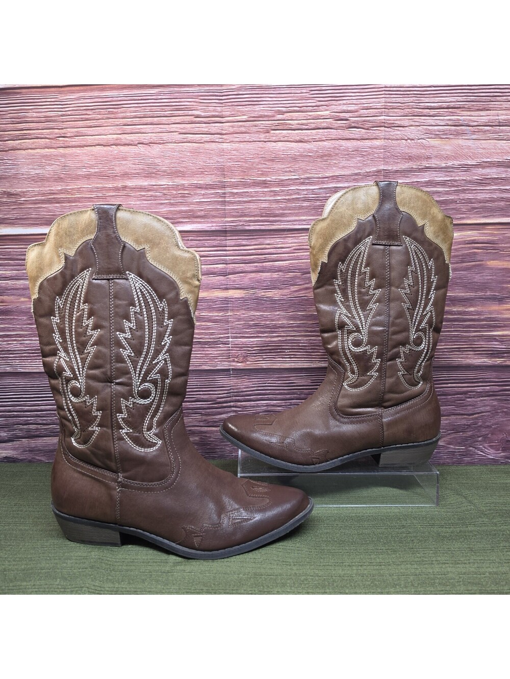 Coconuts by Matisse Cimmaron Women's Western Boot Choco Beige Size 9